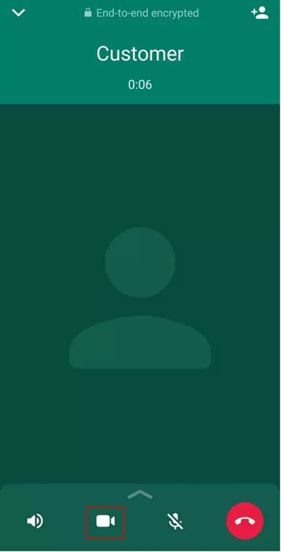 Imagen: WhatsApp: Icono de la cámara de vídeo para pasar a videollamada